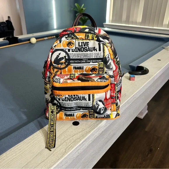 Jurassic World Dominion Universal Studios Parks JW3 Malta Mini Backpack NWOT - Picture 2 of 11